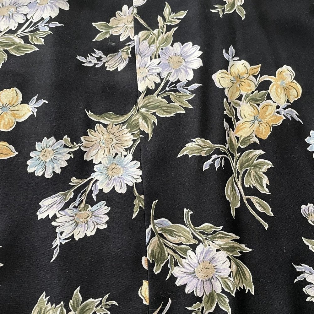 4/$25 Vintage Tres Paquette Skirt Mini Floral Lightweight A Line Circle Petite S - Picture 7 of 8